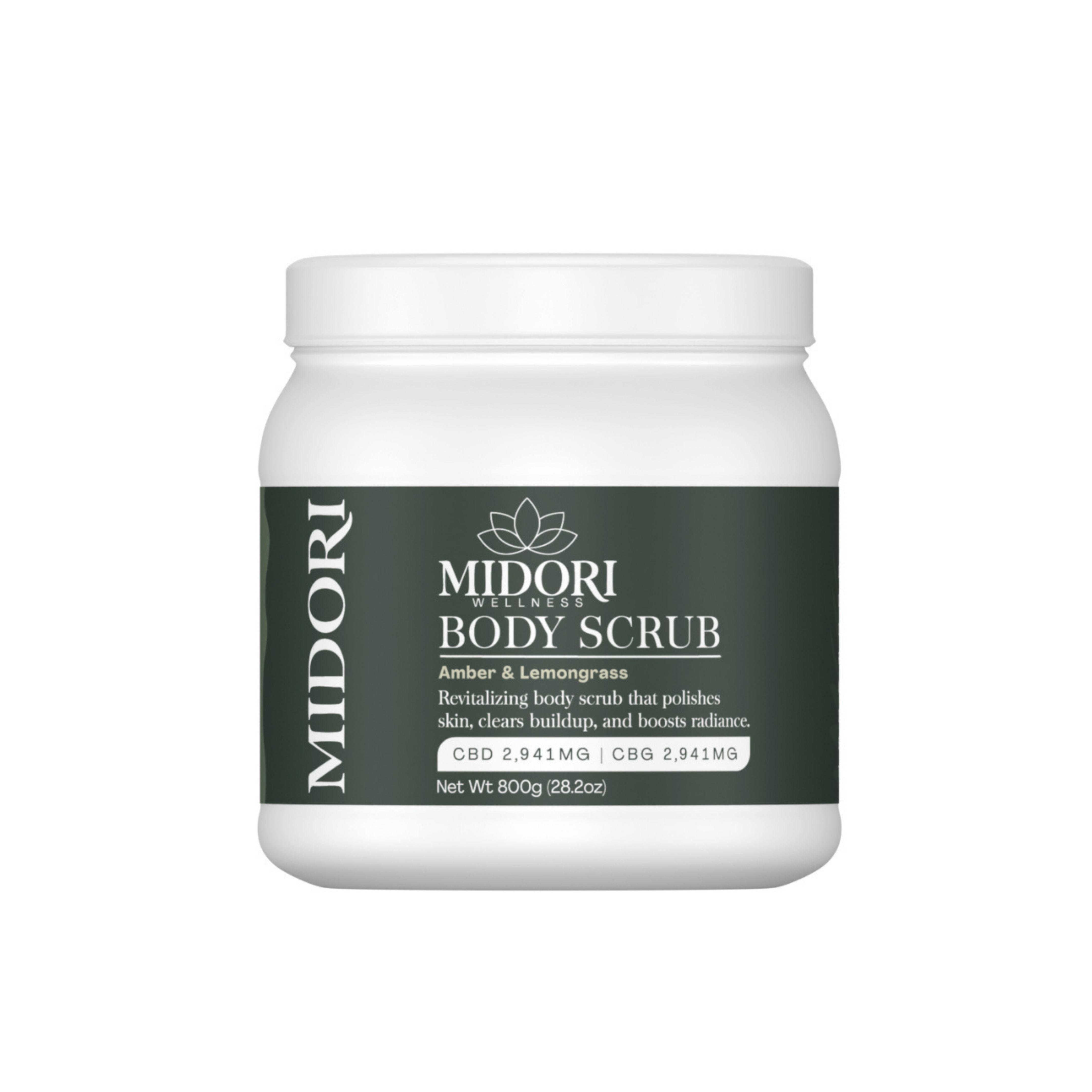 Body Scrub | Amber & Lemongrass | 800g | 36oz