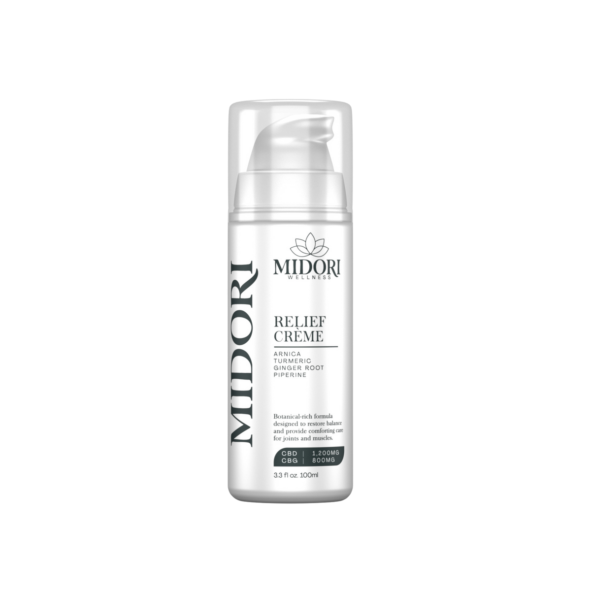 MIDORI | Relief Crème | Arnica & Turmeric | 100ml