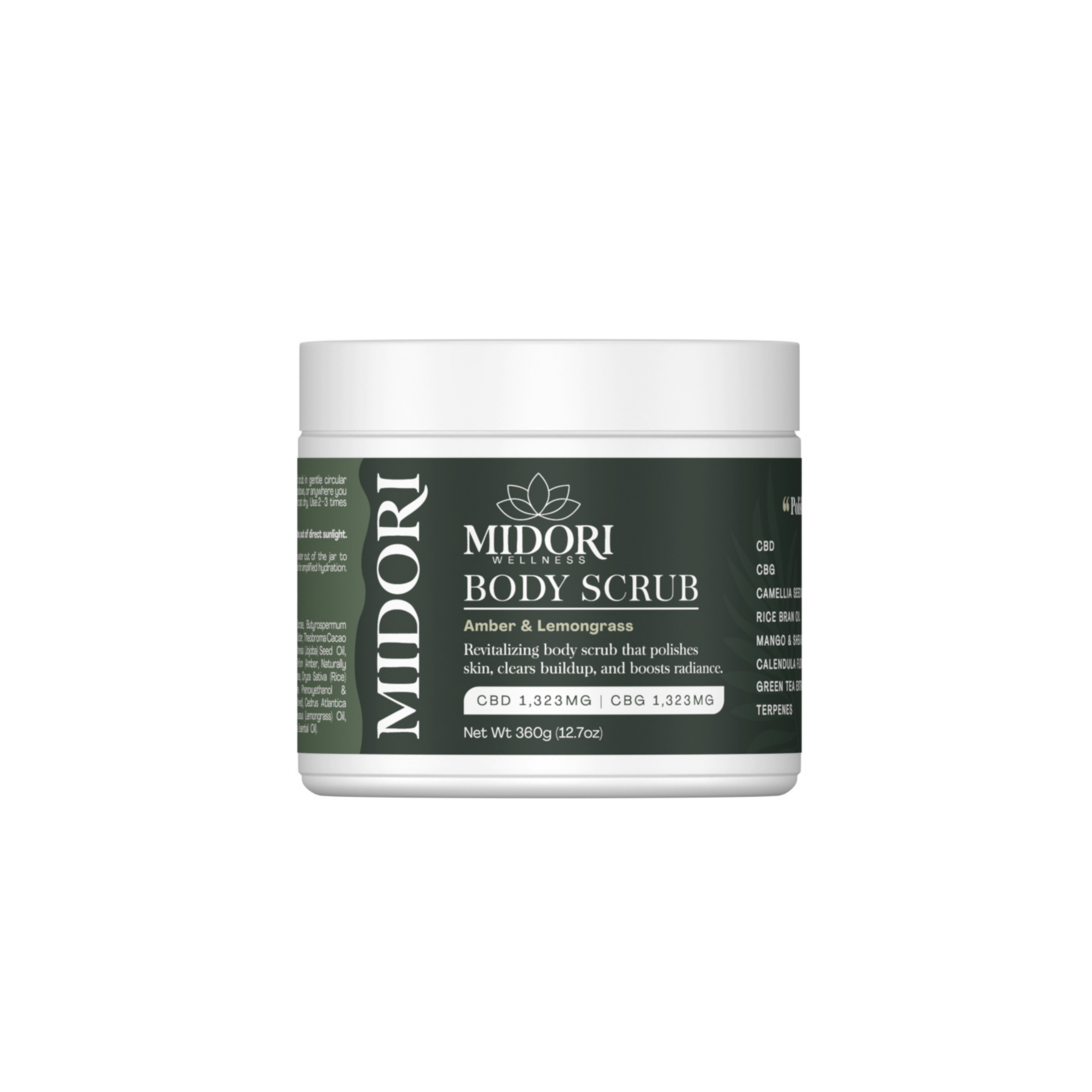 Body Scrub | Amber & Lemongrass | 360g | 16oz