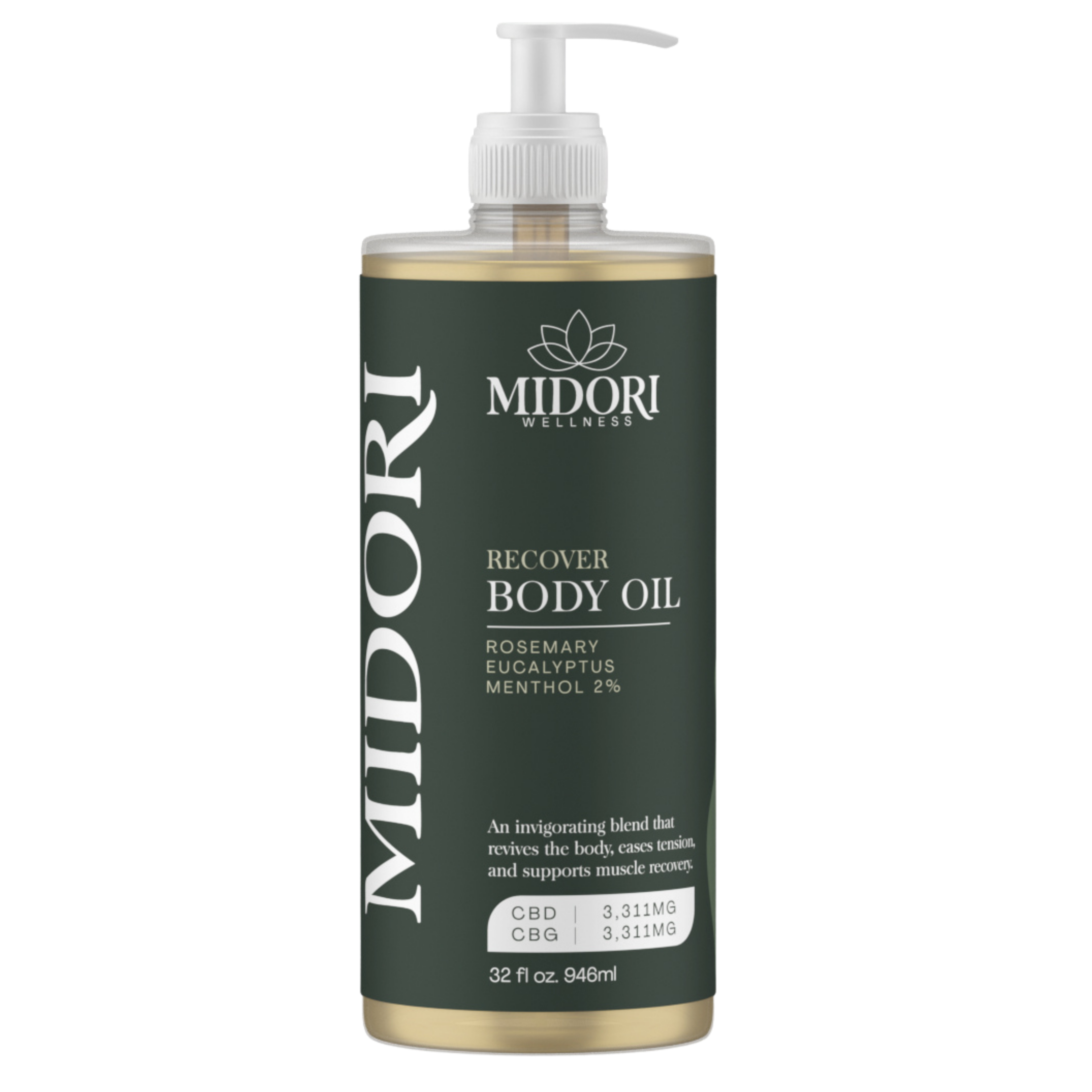 MIDORI | Body Oil | Recover | 32oz