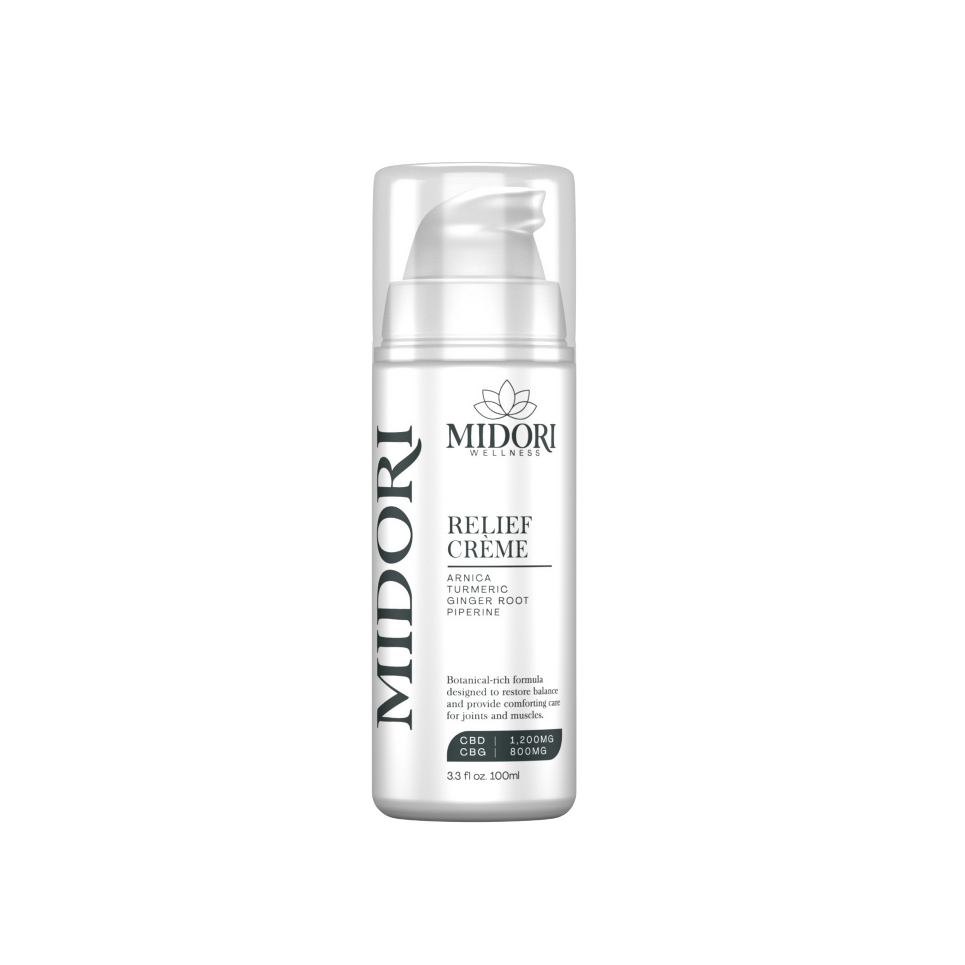 MIDORI | Relief Crème | Arnica & Turmeric | 100ml