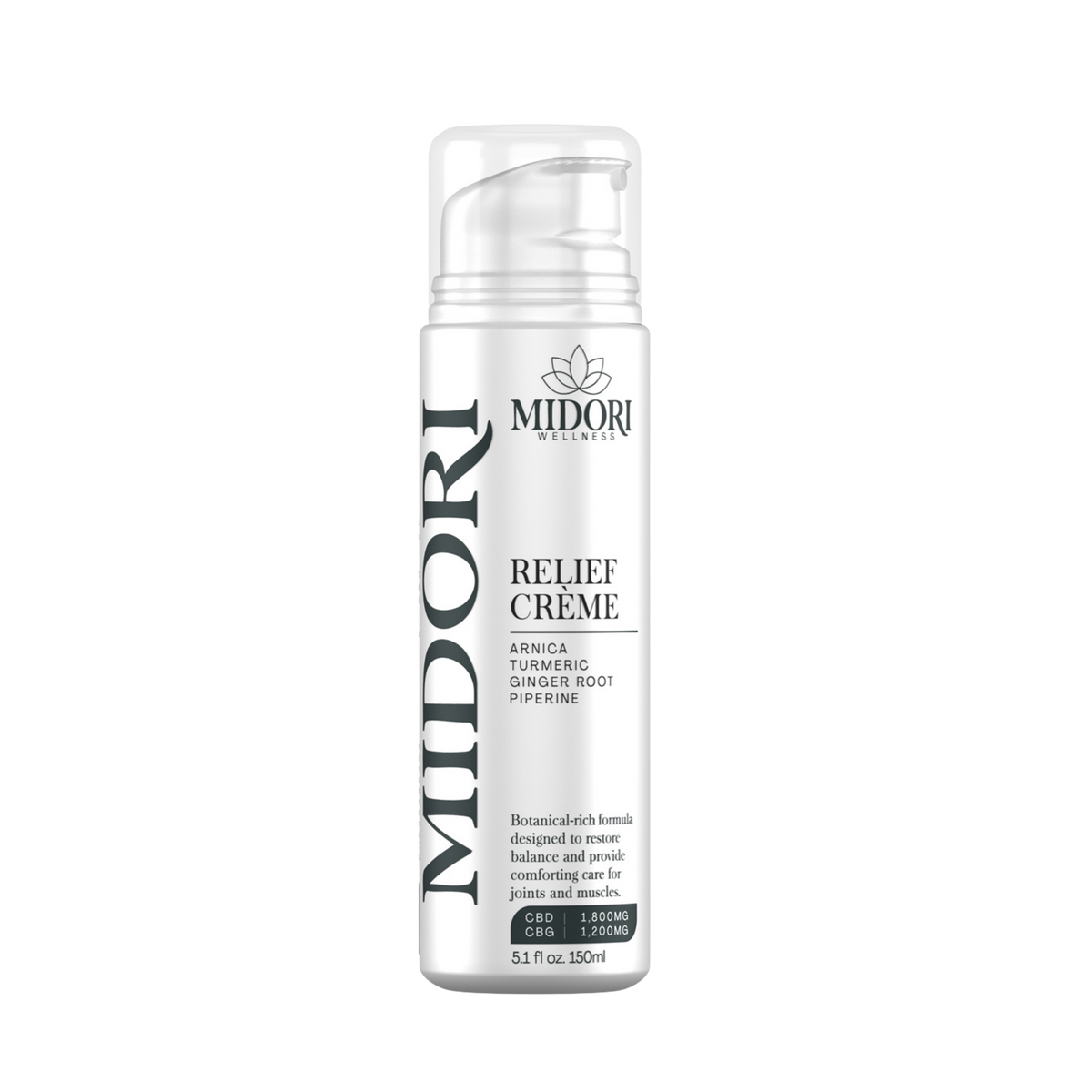 MIDORI | Relief Crème | Arnica & Turmeric | 150ml