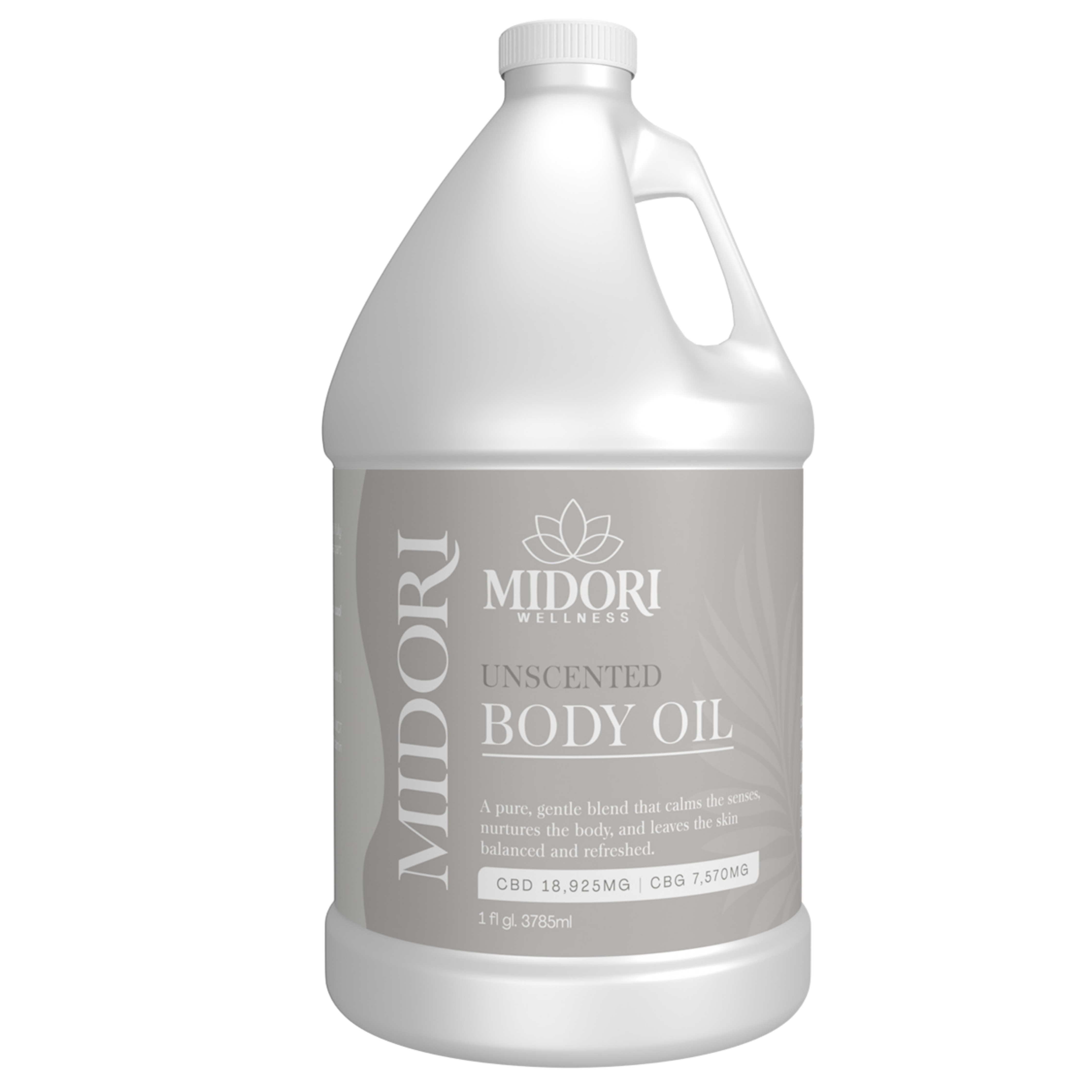 MIDORI | Body Oil | Unscented | 1 US Gallon